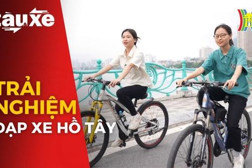 Trải nghiệm đạp xe quanh hồ Tây | Bản tin Tàu và Xe | 01/09/2023