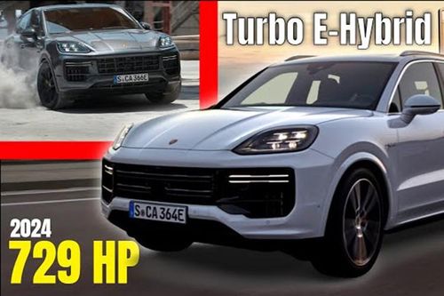 Porsche Cayenne Turbo E-Hybrid 2024, SUV 'xanh' mạnh tới 730 mã lực