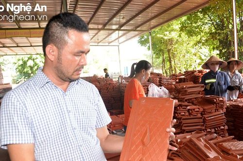 Tân Kỳ nâng cao giá trị sản phẩm gạch ngói Cừa