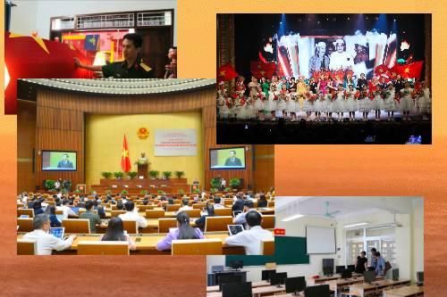Tưng bừng không khí ngày lễ lớn; Hội nghị Đại biểu Quốc hội chuyên trách; Xúc động những tấm gương cứu người