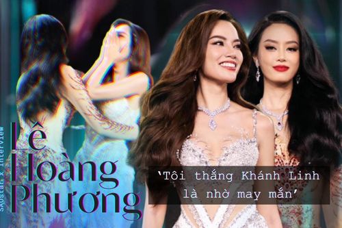 Hoa hậu Hoàng Phương: 'Tôi thắng Bùi Khánh Linh là nhờ may mắn'
