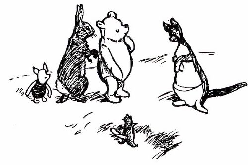 Chuyện sau bức ký họa gấu Pooh nguyên bản