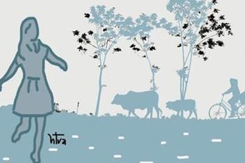 'Về làng tôi chơi đi em'