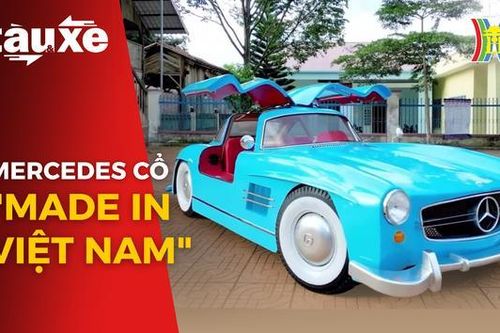 Nhóm bạn trẻ chế tạo chiếc Mercedes cổ