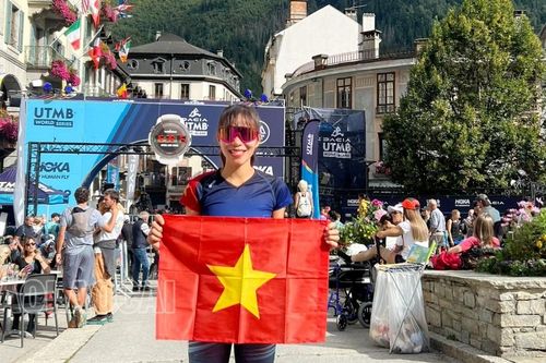 Hà Thị Hậu đoạt thành tích xuất sắc tại giải chạy trail tại Pháp