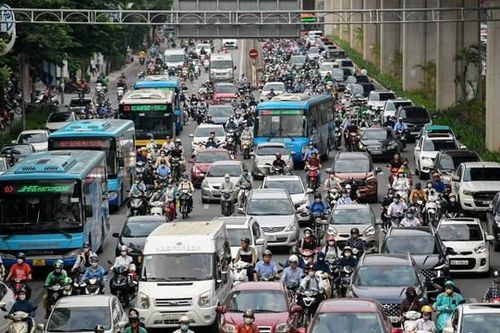 Sau kỳ nghỉ lễ 2-9 đường phố Hà Nội lại chật như nêm