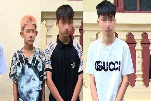 Tóm gọn nhóm thanh thiếu niên cướp giật táo tợn ở Thanh Hóa