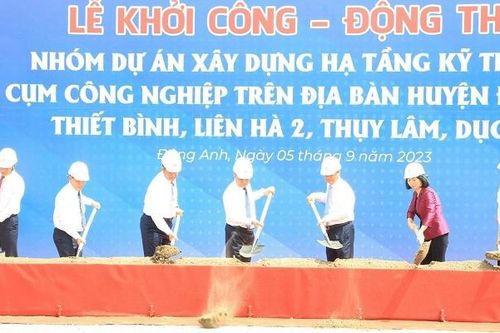 Hà Nội khởi công 4 cụm công nghiệp tại Đông Anh