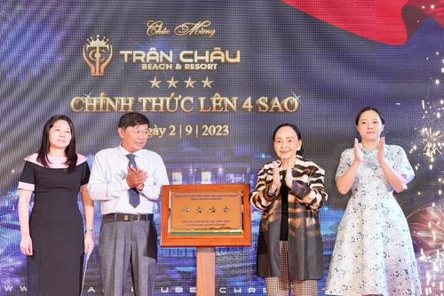Trân Châu Resort Bà Rịa Vũng Tàu công bố đạt chuẩn 4sao