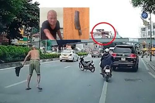 Phê chuẩn khởi tố đối tượng phi dao làm vỡ kính ô tô giữa phố Hà Nội