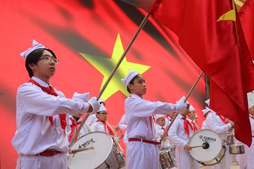 Học trò tươi tắn, háo hức trong ngày Khai giảng năm học 2023-2024