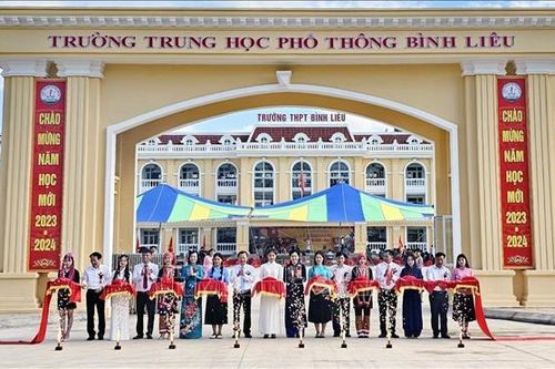 Huyện biên giới miền núi Bình Liêu có ngôi trường mới khang trang