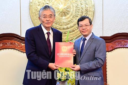 Chủ tịch UBND tỉnh Nguyễn Văn Sơn làm việc với Công ty cổ phần Erex Nhật Bản