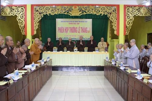 Đồng Tháp: Ban Thường trực Ban Trị sự tỉnh họp định kỳ, triển khai hoạt động Phật sự