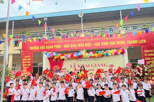 Hà Nội: Trường Tiểu học Cổ Nhuế 2A đón chào năm học mới