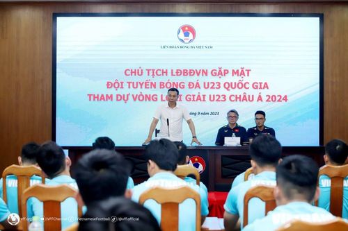 Chủ tịch VFF đặt mục tiêu U23 Việt Nam vào Vòng chung kết U23 châu Á 2024