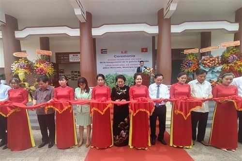 Bến Tre khánh thành Nhà lưu niệm làng Moncada - biểu tượng của tình hữu nghị Việt Nam-Cuba