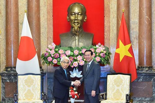 Chủ tịch nước Võ Văn Thưởng tiếp Chủ tịch Thượng viện Nhật Bản Otsuji Hidehisa