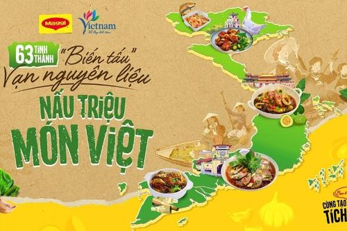 Phát hành bản đồ ẩm thực Việt trực tuyến đầu tiên