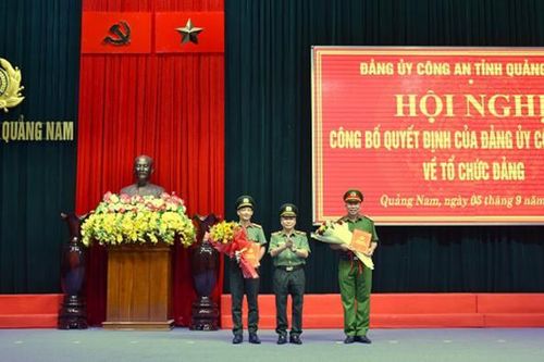 Công an tỉnh Quảng Nam kiện toàn tổ chức bộ máy
