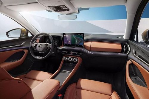 Lộ diện nội thất của Skoda Kodiaq 2024