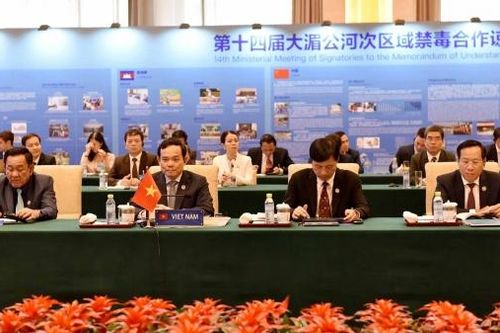 Phó Thủ tướng Trần Lưu Quang dự Hội nghị cấp Chủ tịch Ủy ban quốc gia về hợp tác phòng, chống ma túy tiểu vùng sông Mekong
