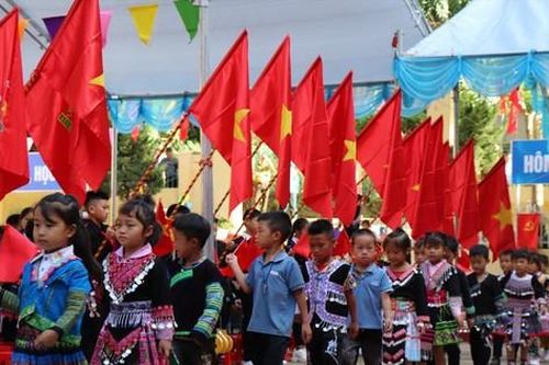 Niềm vui ở điểm trường từng hứng lũ