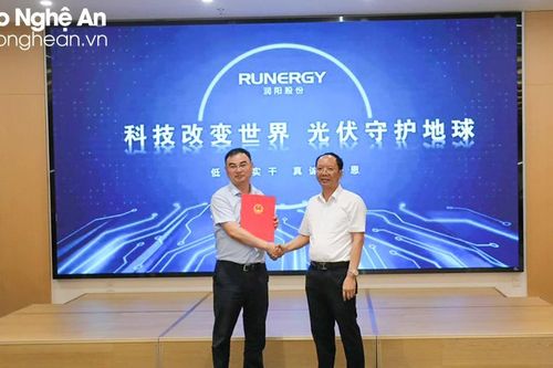 Đoàn công tác tỉnh Nghệ An thăm và làm việc với Tập đoàn Runergy tại tỉnh Giang Tô, Trung Quốc