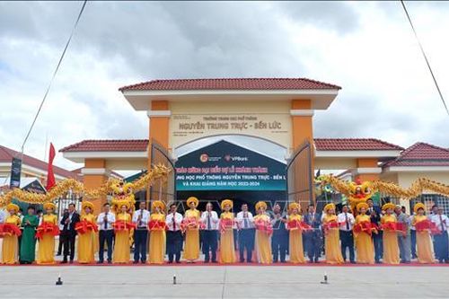 Khánh thành ngôi trường mang tên Anh hùng dân tộc Nguyễn Trung Trực