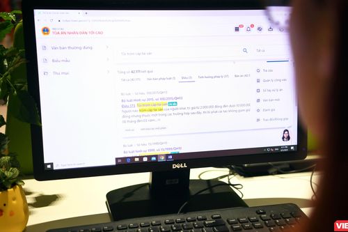 Tất cả thẩm phán, cán bộ công chức của ngành tòa án được cung cấp tài khoản trợ lý ảo pháp luật