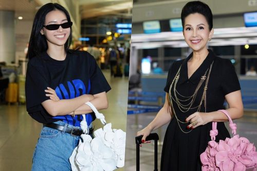 Diễm My, Lan Ngọc lăng xê mốt túi xách hoa 3D, liệu có gì hot?