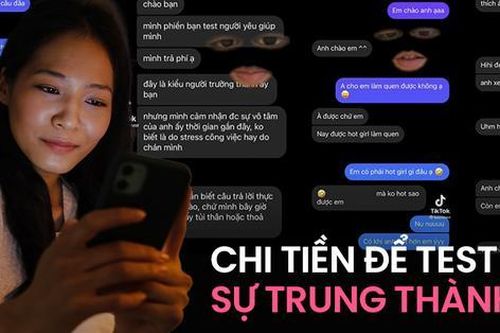 Tranh cãi dịch vụ 'thử lòng người yêu' đang nở rộ trên Tiktok
