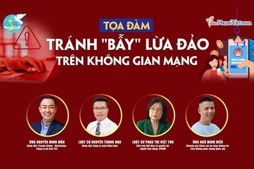 Tọa đàm: Tránh 'bẫy' lừa đảo trên không gian mạng