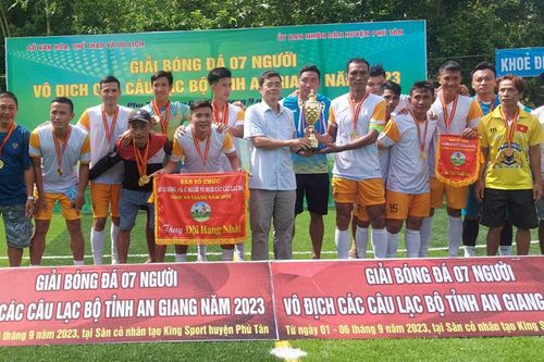 Bế mạc Giải Bóng đá 7 người vô địch các Câu lạc bộ tỉnh An Giang năm 2023