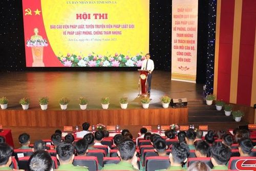Hội thi báo cáo viên tuyên truyền về pháp luật phòng, chống tham nhũng