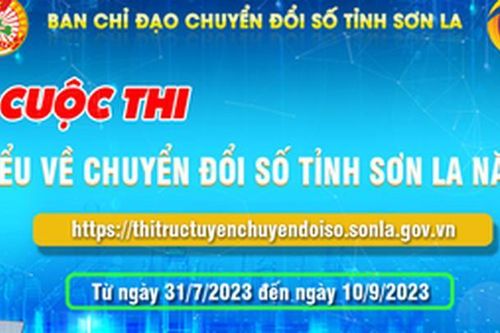 Kết quả Cuộc thi tìm hiểu về Chuyển đổi số tỉnh Sơn La năm 2023 tuần thứ năm