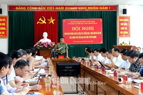 Tiếp tục nỗ lực, quyết liệt hơn nữa trong thực hiện Đề án 06