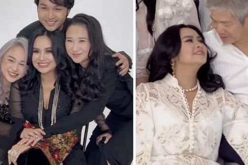 Con chung con riêng của Thanh Lam và chồng bác sĩ tình cảm bên nhau