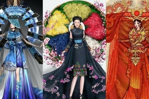 Ấn tượng với các thiết kế trang phục Văn hóa Dân tộc của Miss Cosmo Vietnam 2023