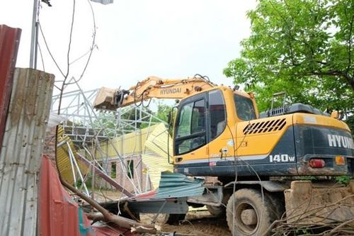 Huyện Sóc Sơn: Nghiêm cấm quây tôn trên diện tích đất bờ ao, đất nông nghiệp