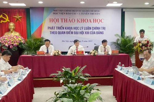 Phát triển khoa học lý luận chính trị của Đảng
