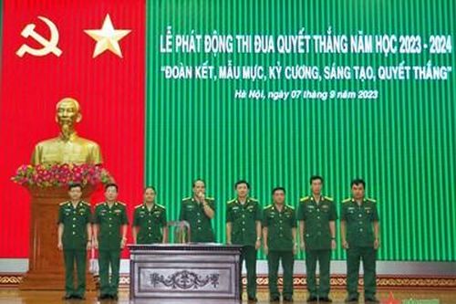 Hệ 3, Học viện Chính trị phát động thi đua năm học 2023-2024