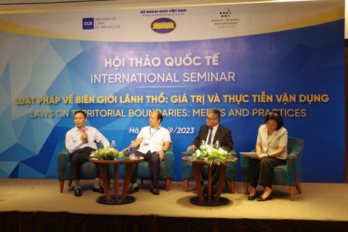 Hội thảo quốc tế 'Luật pháp về biên giới lãnh thổ - Giá trị và Thực tiễn vận dụng'