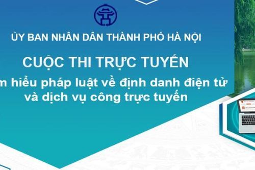 Hà Nội: Hơn 1,5 triệu người dự thi 'Tìm hiểu pháp luật về định danh điện tử và dịch vụ công trực tuyến'