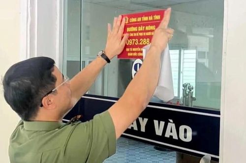 Giám đốc Công an Hà Tĩnh công khai số điện thoại tiếp nhận thông tin phản ánh