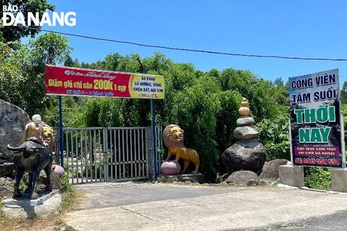 Kiểm tra hiện trạng tại khu vực suối Lương.