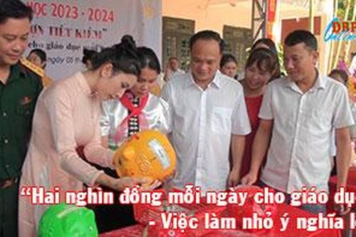 'Hai nghìn đồng mỗi ngày cho giáo dục' - Việc làm nhỏ ý nghĩa lớn