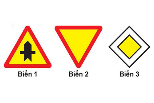 Biển báo giao nhau với đường ưu tiên là biển nào?
