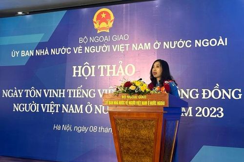 Thúc đẩy việc gìn giữ, học tập và sử dụng tiếng Việt trong cộng đồng người Việt Nam ở nước ngoài