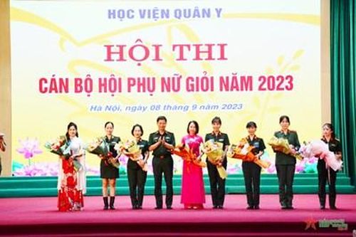 Học viện Quân y thi cán bộ Hội Phụ nữ giỏi năm 2023